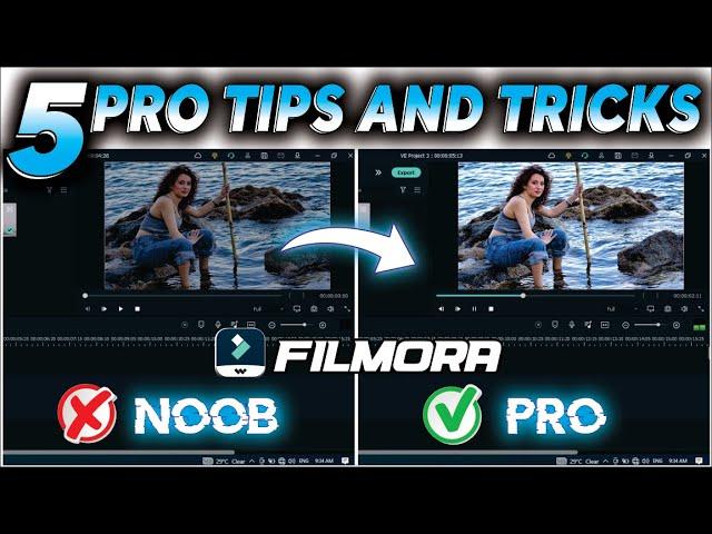 5 Filmora Editing Tips and Tricks 2023