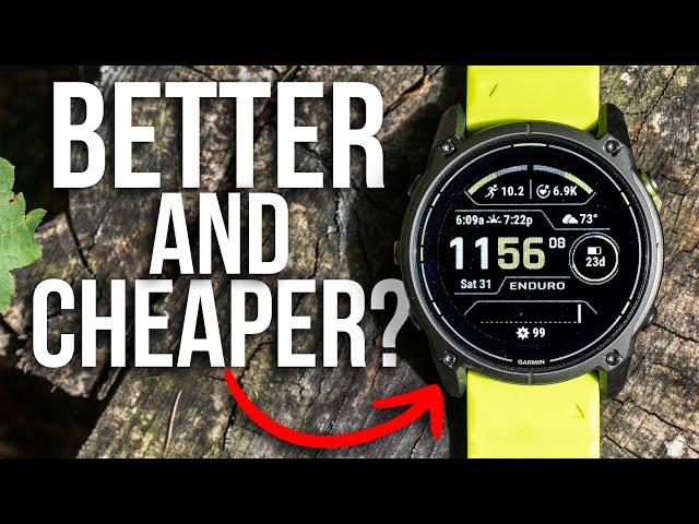 Garmin Enduro 3 Hands On, First Run, and Display Comparison! (The Fenix 8 to Get!)