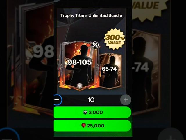 10x Trophy Titans Bundle  #fcmobile