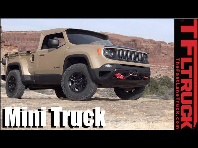 We drive the Jeep Comanche Diesel Mini Truck Concept Off-Road