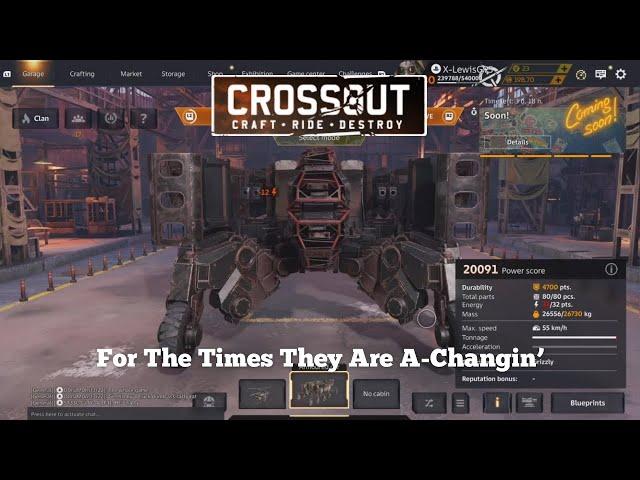 The Energy Consumption Update | CROSSOUT