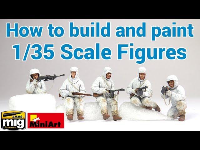 How to build and paint 1/35 scale figures! - MiniArt's 'Soviet Assault Infantry'/AMMO's Flesh Tones