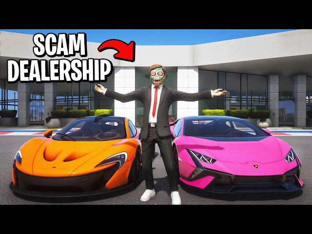 I Opened a Scam Car Dealership in GTA!