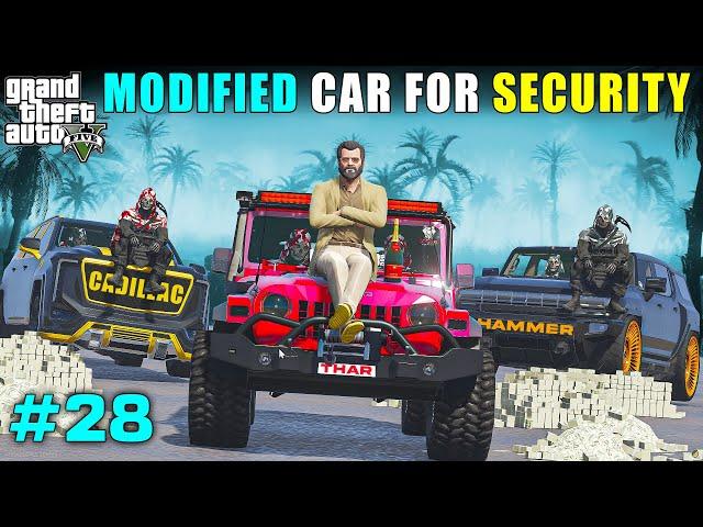 MICHAEL PURCHASES MODIFIED VEHICLES FOR SECURITY | GTA V GAMEPLAY