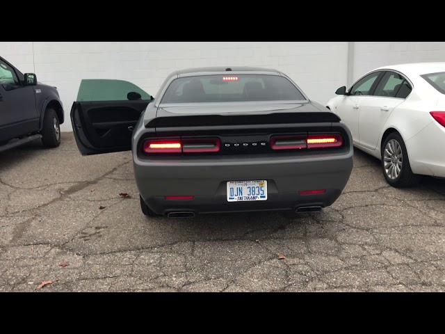 2018 Dodge Challenger RT Hemi Mid Muffler Delete