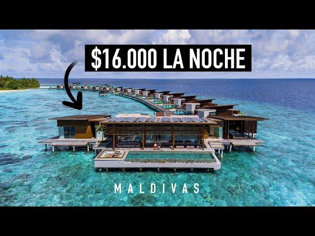 Así es la suite PRESIDENCIAL de un resort en MALDIVAS - $16.000 la noche