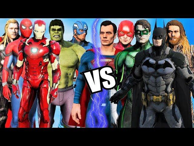 Justice League Vs The Avengers - Epic Battle