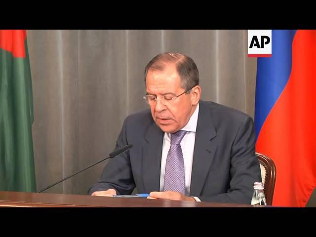 Russian FM on Syria and Bangladesh nuclear energy, meets Bangladesh FM