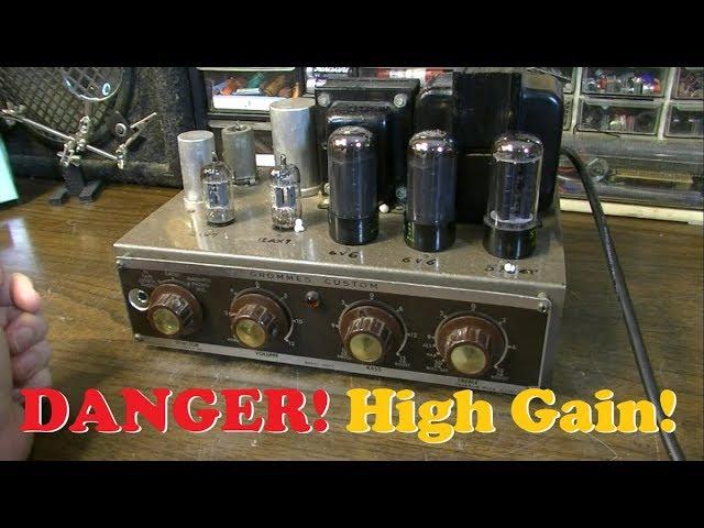 WARNING: Dangerous Levels of GAIN! ...EPIC Guitar Amp Conversion!