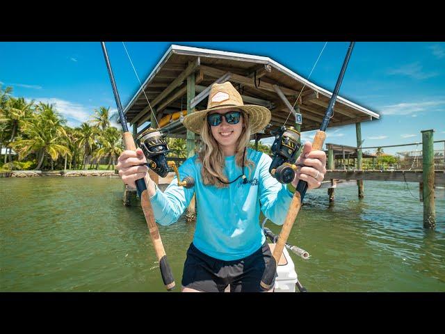 We Fished Live Threadfins Around Docks in the Gheenoe! (Catch Clean Cook)