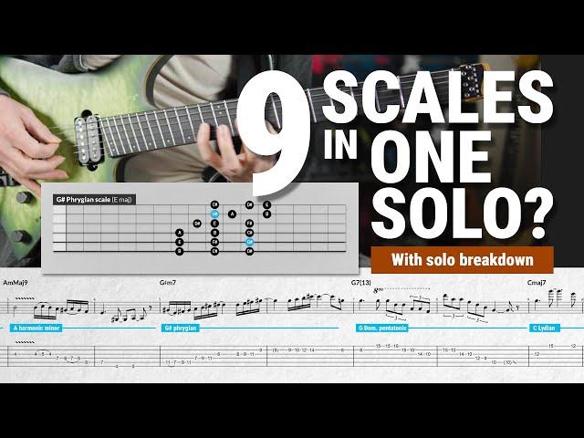 9 SCALES in ONE solo? – Solo Creation Guide