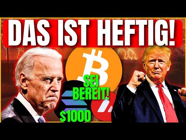 SOLANA SPOT ETF KOMMT! BIDEN AM ENDE! BITCOIN ADAPTION UNAUFHALTBAR!