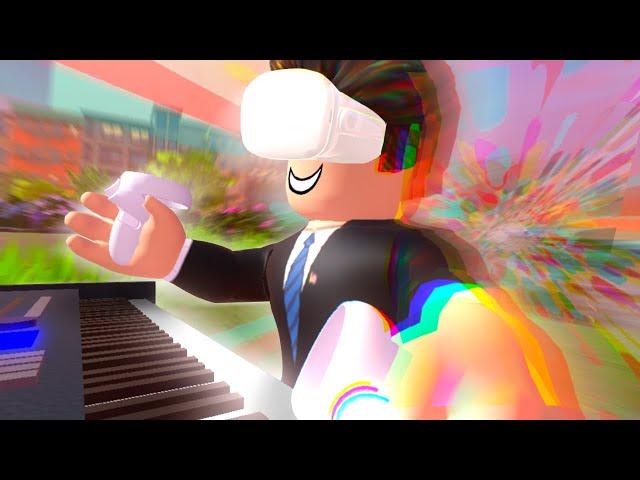 Playing Piano on ROBLOX VR AMAZES Players 