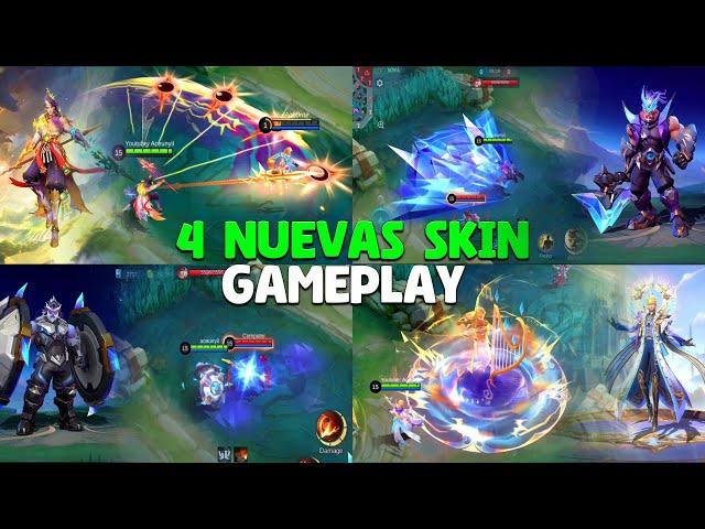 4 NUEVAS SKIN GAMEPLAY | COLLECTOR ARLOTT | STAR ANUAL VALE | SKIN BALMOND Y BAXIA