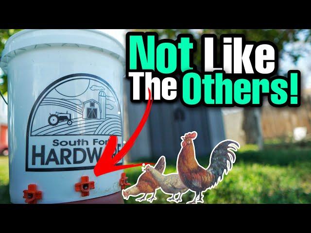 CHEAP And EASY DIY Chicken Watering System!