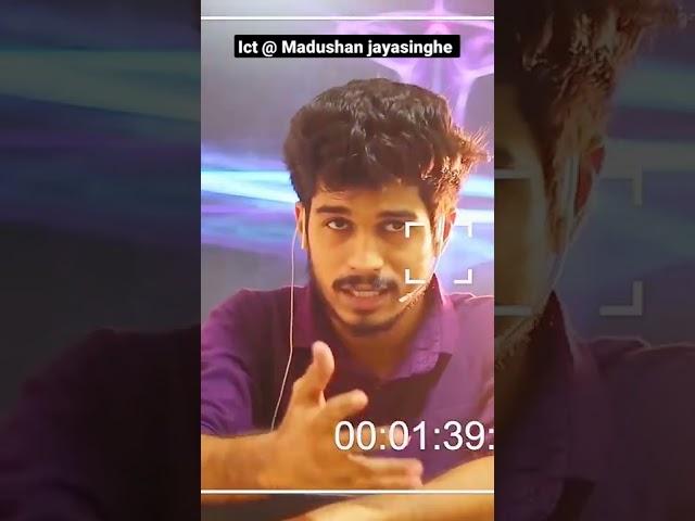 අපේ IT sir | Madushan sir @ictonlinelk ️ ape vidihata ict #ict #tution #peakyblinders #fyp #shorts