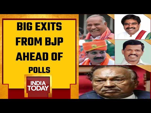 Karnataka Election 2023: Watch The List Of Big Exits From BJP Ahead Of Polls