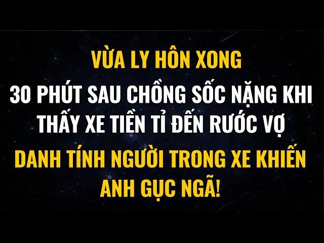 Vừa Ly Hôn Xong, 30 Phút Sau Chồng Sốc Nặng Khi Thấy Xe Tiền Tỉ Đến Rước Vợ, Người Trong Xe Lại Là..