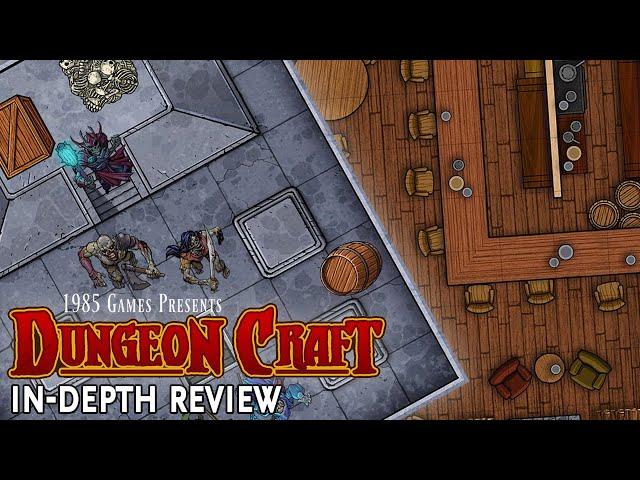 Dungeon Craft 2-D Battle Map Terrain Review! [Sponsored]