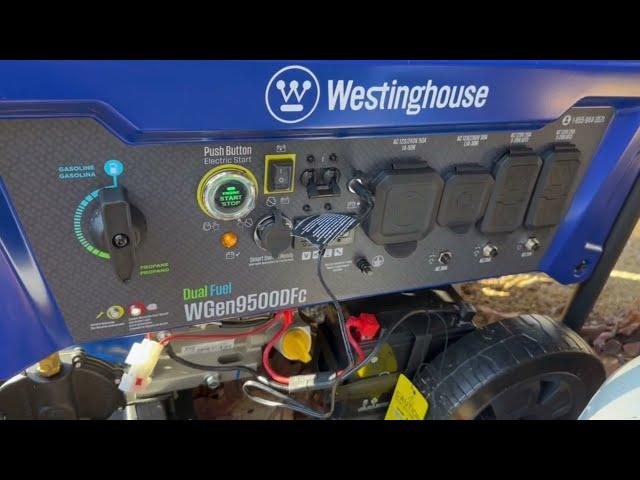 I bought a Westinghouse generator. The WGen9500Dfc