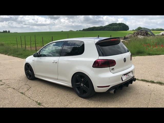 Golf 6 gti with a custom exhaust dsg fart!