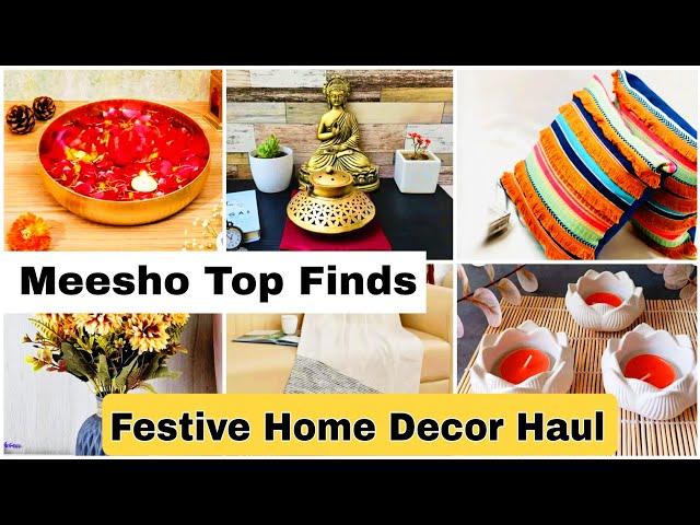 6 Meesho Best Affordable Festive Home Decor products/Aesthetic Home Decor Haul Under Budget