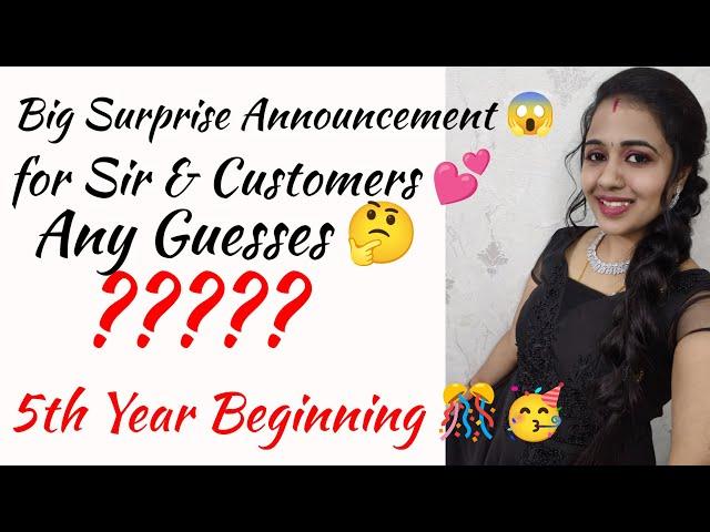 Nimalas  Celebration Big Surprise Announcement Sir & Customers 