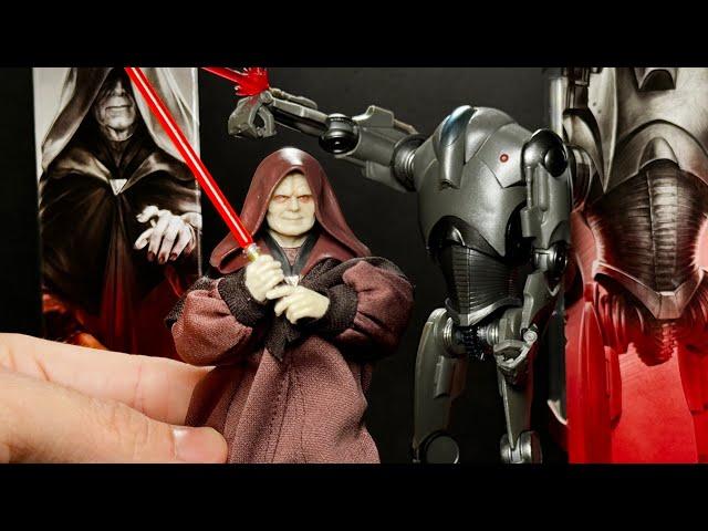 Darth Sidious and Super Battle Droid Review - Star Wars Black Series