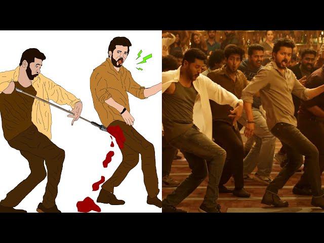 Goat | Whistle Podu Lyrical Video | Tamil songs | Thalapathy Vijay | t series | Drawing meme | memes