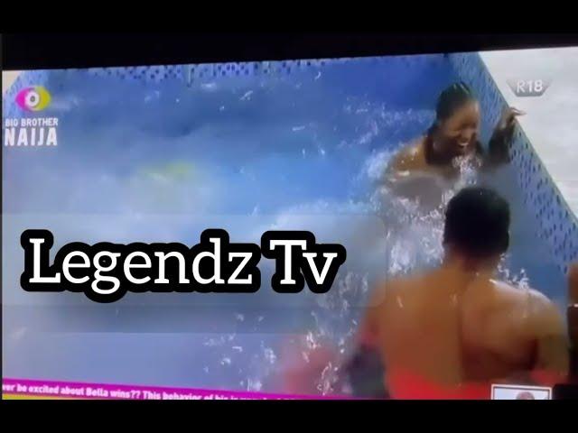 BBNAIJA 2022: SHEGGZ AND BELLA SERVING COUPLE GOALS IN THE POOL | POOL PARTY