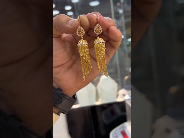 🟥 TOP TRENDING GOLD JEWELLERY EARRINGS JHUMKA 🟥 #goldjewellery #gold #earrings #jewellery #necklace