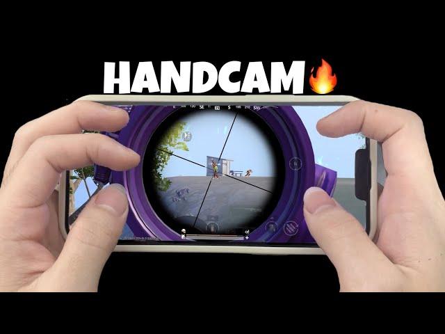 Best HANDCAM 5 Finger + Gyroscope | iPhone 13 Pro Max ️ PUBG Mobile