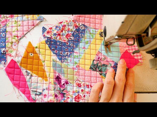 Sewing Projects For Scrap Fabric #33 | Using Tiny Scraps | #handmade | Thuy Craft