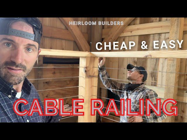 CHEAP and EASY CABLE RAILING