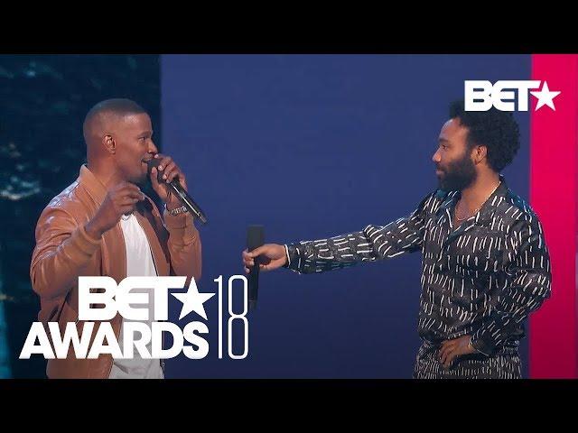 Donald Glover aka Childish Gambino Impromptu Performance of 'This Is America' | BET Awards 2018