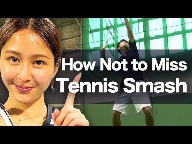 Don't Hit Ball too High! ATP Pro Teaches you How to Hit a Smash Well - Pro Tennis Lessons