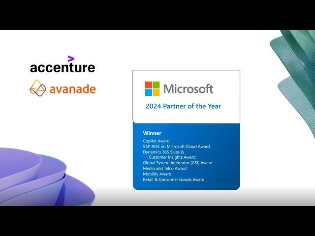 Accenture & Avanade: Transforming Business with Microsoft Copilot | 2024 Partner of the Year