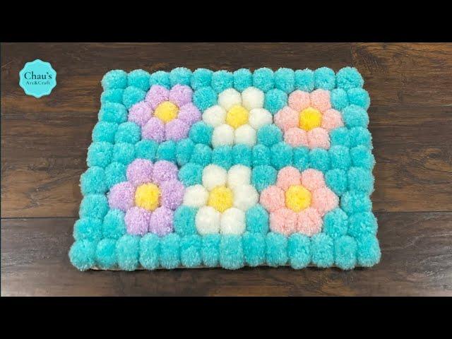 DIY Pom Pom Rug / Beautiful Handmade / DIY Home Decor