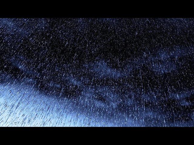 3 Hours of Gentle Night Rain, Rain Sounds for Sleeping - Dark Screen to Beat insomnia, Relax, Study