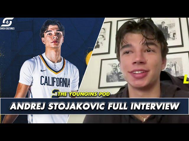 Andrej Stojakovic son of NBA Star Peja talks about why he transferred to CAL & his hoop journey