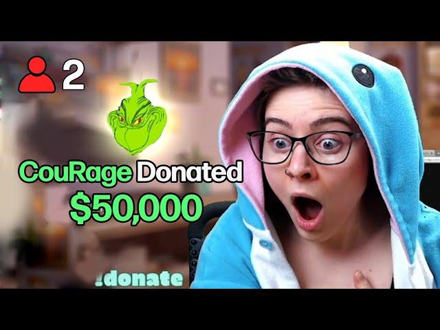 Donating $50,000 to small streamers!