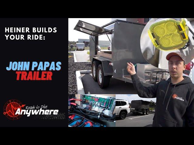 Heiner Builds Your Ride | John Papas Dual Axle Trailer