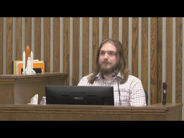 Ethan Perry, previously believed to be Evelyn Boswell's father, testifies in trial