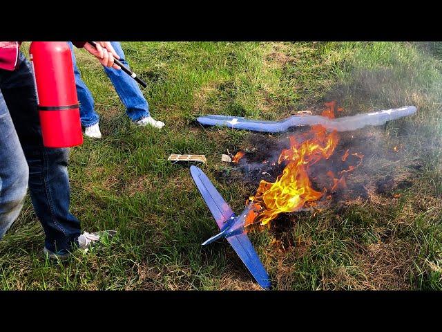 58 RC Plane Crashes in 6 Minutes