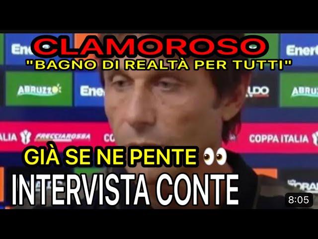 INTERVISTA ️CONTE NAPOLI MODENA 0-0CONTE PERDE GIÀ LE STAFFE‼️ARRIVANO LE PRIME LAMENTELE SOCIETÀ