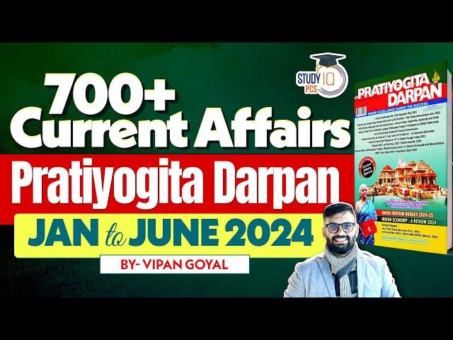 Current Affairs 2024 l Pratiyogita Darpan 2024 l Jan to June Current Affairs 2024 By Dr Vipan Goyal