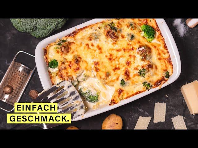 Kartoffel Brokkoli Auflauf, der wohl cremigste überhaupt!  (mit Bechamelsauce)