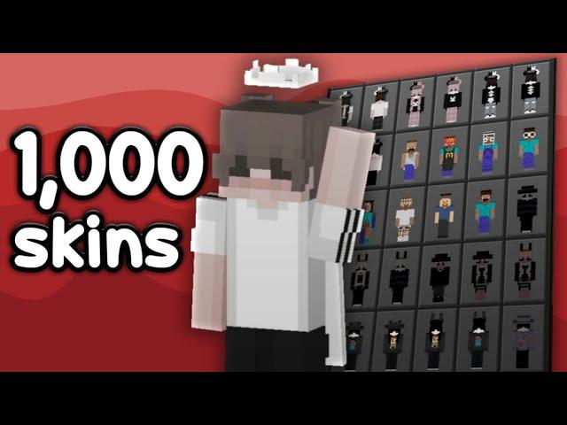  1,000+ cosmetics skin pack  MCPE/MCBE 1.21+ (WORKS ON HIVE!)