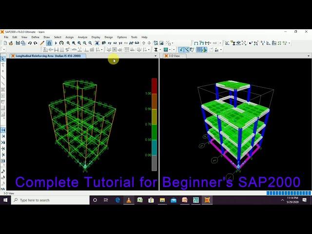 SAP2000 Tutorial For Beginners: Complete Tutorial