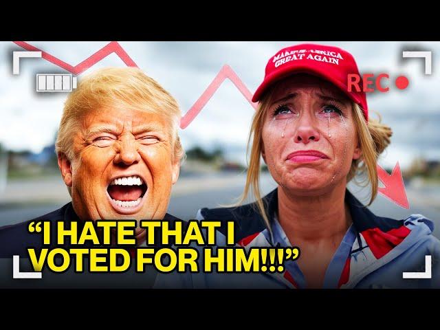 Watch MAGA Voter CRY as She Realizes TRUMP SCREWED HER OVER